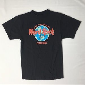 Hard Rock - VTG Calgary T Shirt - Black Men’s S